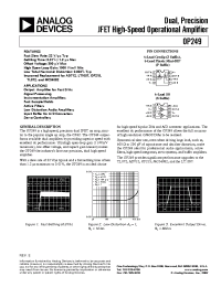 Datasheet OP249A manufacturer Analog Devices
