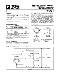 Datasheet OP-270ARC/883 производства Analog Devices