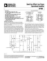 Datasheet OP400AYMDA производства Analog Devices