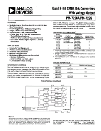 Datasheet PM7226ER manufacturer Analog Devices