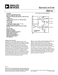 Datasheet SSM2142P manufacturer Analog Devices