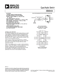 Datasheet SSM2404P manufacturer Analog Devices