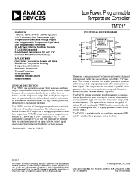 Datasheet TMP01 manufacturer Analog Devices