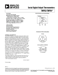 Datasheet TMP03FS manufacturer Analog Devices