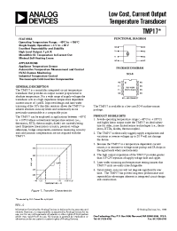 Datasheet TMP17GS manufacturer Analog Devices