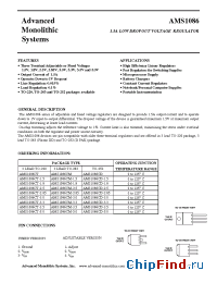 Datasheet AMS1086CM-1.8 manufacturer AMS