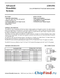 Datasheet AMS1501CT-15 manufacturer AMS