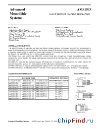 Datasheet AMS1503CT-285 manufacturer AMS