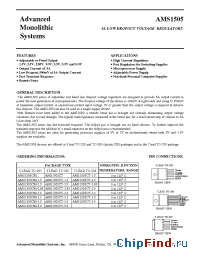 Datasheet AMS1505CT-25 manufacturer AMS