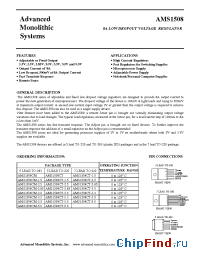 Datasheet AMS1508-1.5 manufacturer AMS