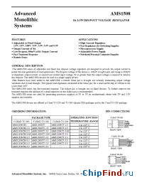 Datasheet AMS1508CT-25 manufacturer AMS