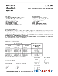Datasheet AMS2906CD-1.8 manufacturer AMS
