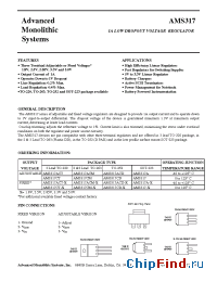 Datasheet AMS317-25 manufacturer AMS