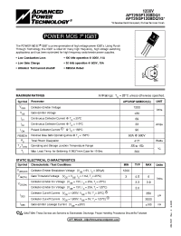 Datasheet APT25GP120BDQ1G manufacturer APT