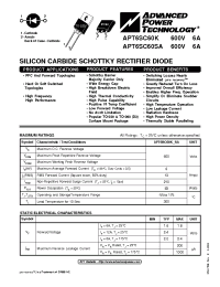 Datasheet APT2X10SC60J manufacturer APT