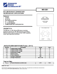 Datasheet MS-1281 manufacturer APT