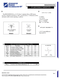 Datasheet MS652S manufacturer APT