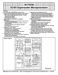 Datasheet ACT-5230PC-133F22C manufacturer Aeroflex