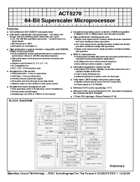 Datasheet ACT-5270PC-133F17C manufacturer Aeroflex