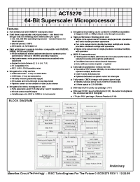 Datasheet ACT-5270PC-133F24Q manufacturer Aeroflex