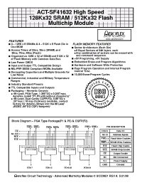 Datasheet ACT-SF41632N-37P5I manufacturer Aeroflex