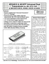 Datasheet ARX4810-203-1 производства Aeroflex