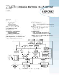 Datasheet UT69RH051P-CA manufacturer Aeroflex