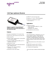 Datasheet 1340CCPC manufacturer Agere