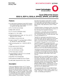 Datasheet BPNGA16G manufacturer Agere