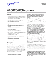 Datasheet BRT1A16E-TR manufacturer Agere