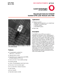 Datasheet D2525P54 manufacturer Agere