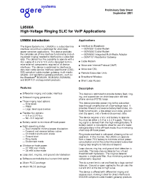 Datasheet L9500A manufacturer Agere