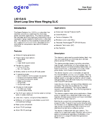 Datasheet LUCL9215GAU-DT manufacturer Agere