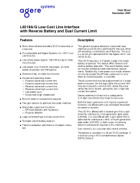 Datasheet LUCL9219AAR-D manufacturer Agere