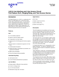 Datasheet LUCL9310AP-DT manufacturer Agere