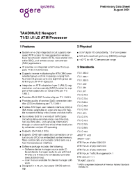 Datasheet NEWPORT производства Agere