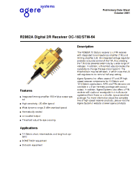 Datasheet R2862A manufacturer Agere