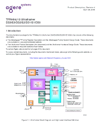 Datasheet TFRA84J13 manufacturer Agere