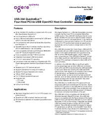 Datasheet USS344S-DB manufacturer Agere