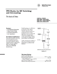 Datasheet 5082-3081 manufacturer Agilent