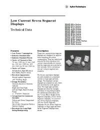 Datasheet 5082-A107-LE000 manufacturer Agilent