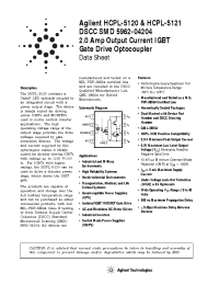 Datasheet HCPL-5121-300 manufacturer Agilent