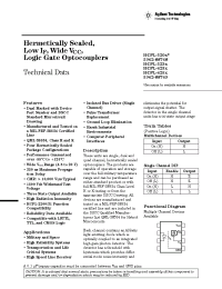 Datasheet HCPL-523K-100 производства Agilent