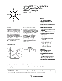 Datasheet HCPL-7710-060 manufacturer Agilent