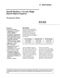 Datasheet HCPL-M452 производства Agilent