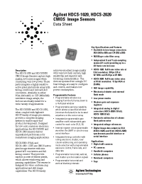 Datasheet HDCS-2020 manufacturer Agilent