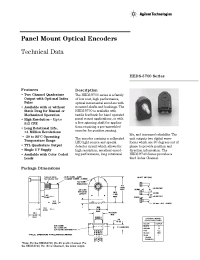 Datasheet HEDS-5701F11 manufacturer Agilent