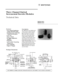 Datasheet HEDS-9040J08 manufacturer Agilent