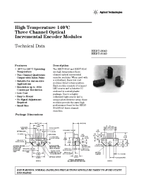 Datasheet HEDT-5145103 manufacturer Agilent