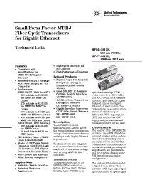 Datasheet HFBR-0564 manufacturer Agilent